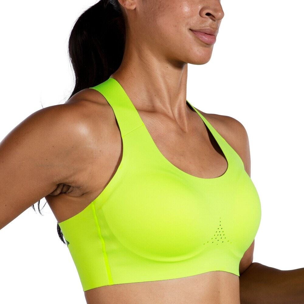 Brooks Women's Nightlife Asphalt Dare Crossback Running Bra Size 32 C/D